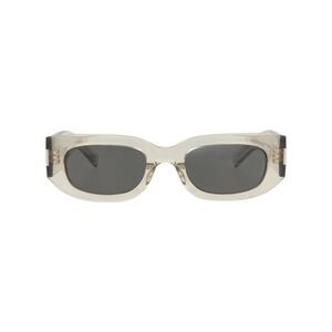 Saint Laurent Round-Frame Recycled Acetate Sunglasses Beige Unisex-Adult